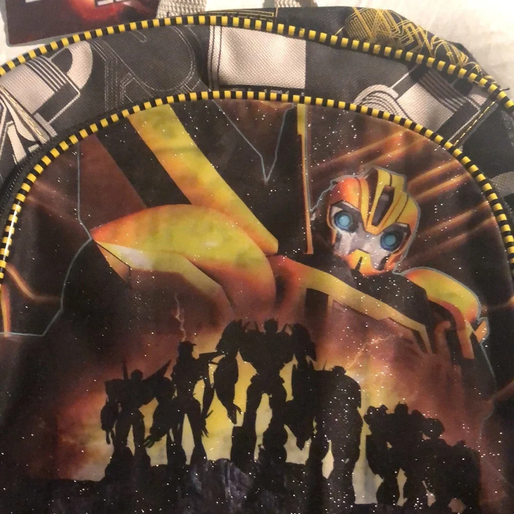 Backpack Transformers new 16" x 12” adjustable padded straps zip FAB Starpoint - Picture 5 of 9